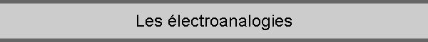Les lectroanalogies